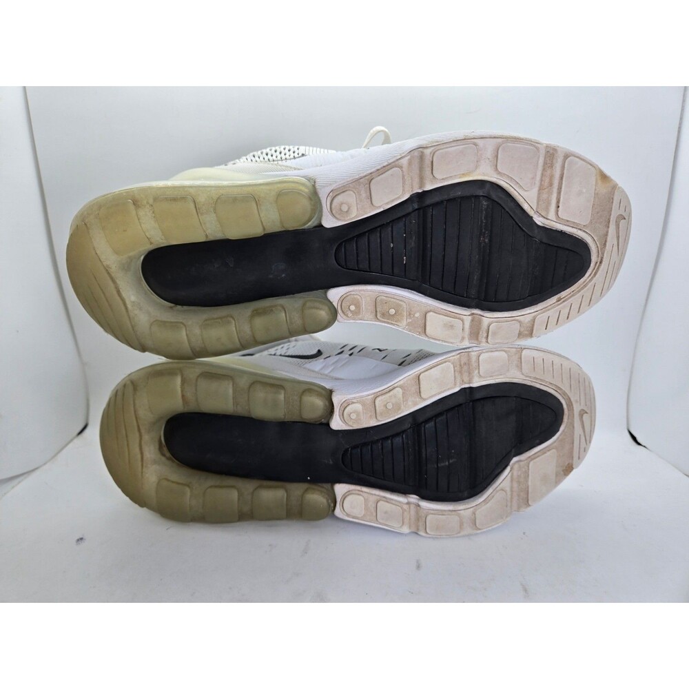 Nike Air Max 270 Shoes Womens 6.5 Triple White Athletic Running Workout Sneakers - Picture 7 of 8